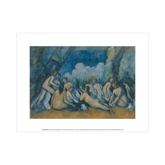 Paul Cezanne Bathers exhibition art print